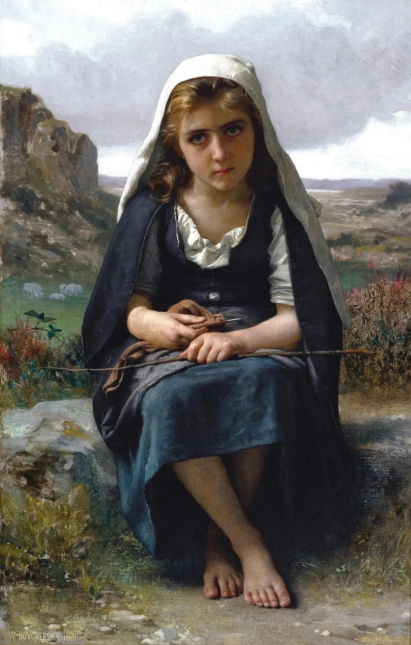 Fårvaktare - Bouguereau