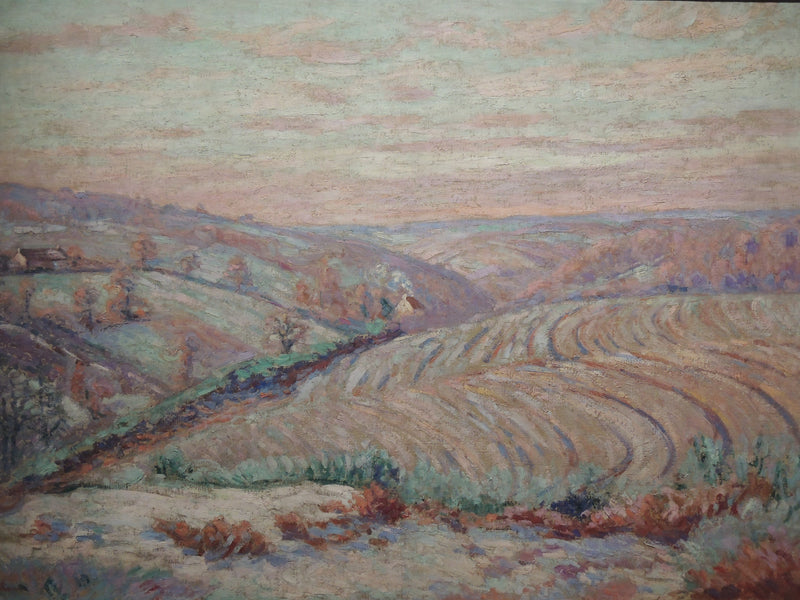 Gelé vit till Crozant - Armand Guillaumin