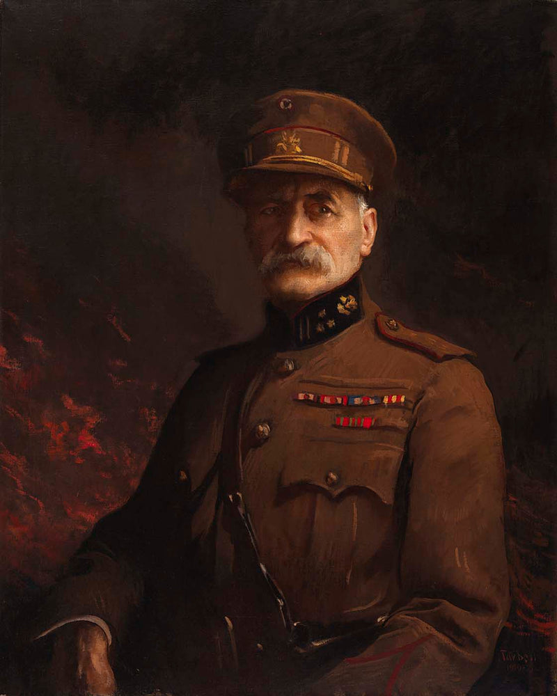 General Georges Leman, Befälhavare för den befästa staden Liege - Edmund Charles Tarbell