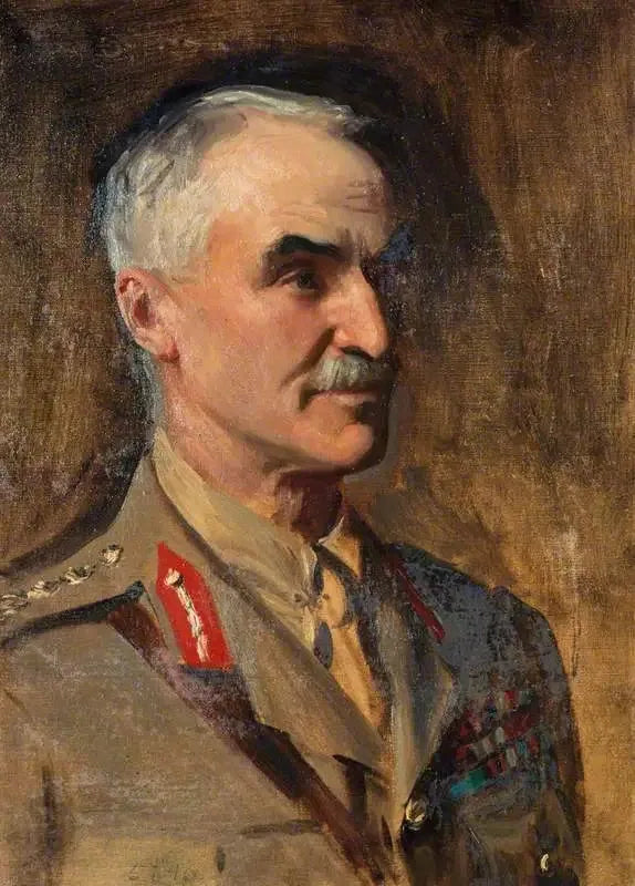 General Henry Sinclair, baron Horne, 1861-1929. Soldat (Studie för ett porträtt i Generaler från första världskriget) - John Singer Sargent