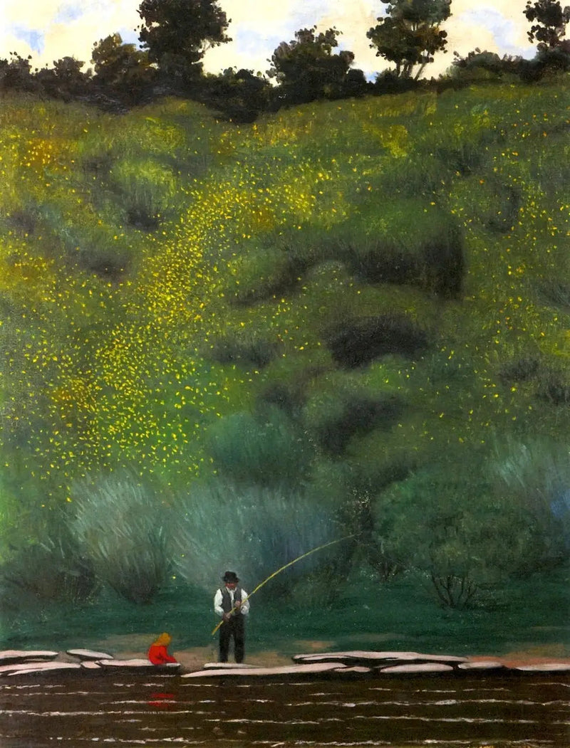 Ginsträden i blom, Avallon - Félix Vallotton