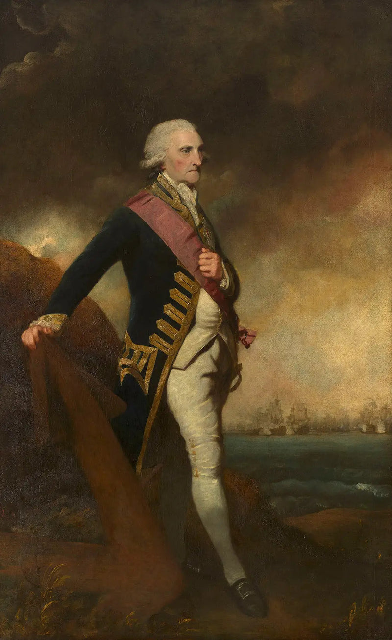 George Brydges, förste Lord Rodney (1719?-1792) - Joshua Reynolds