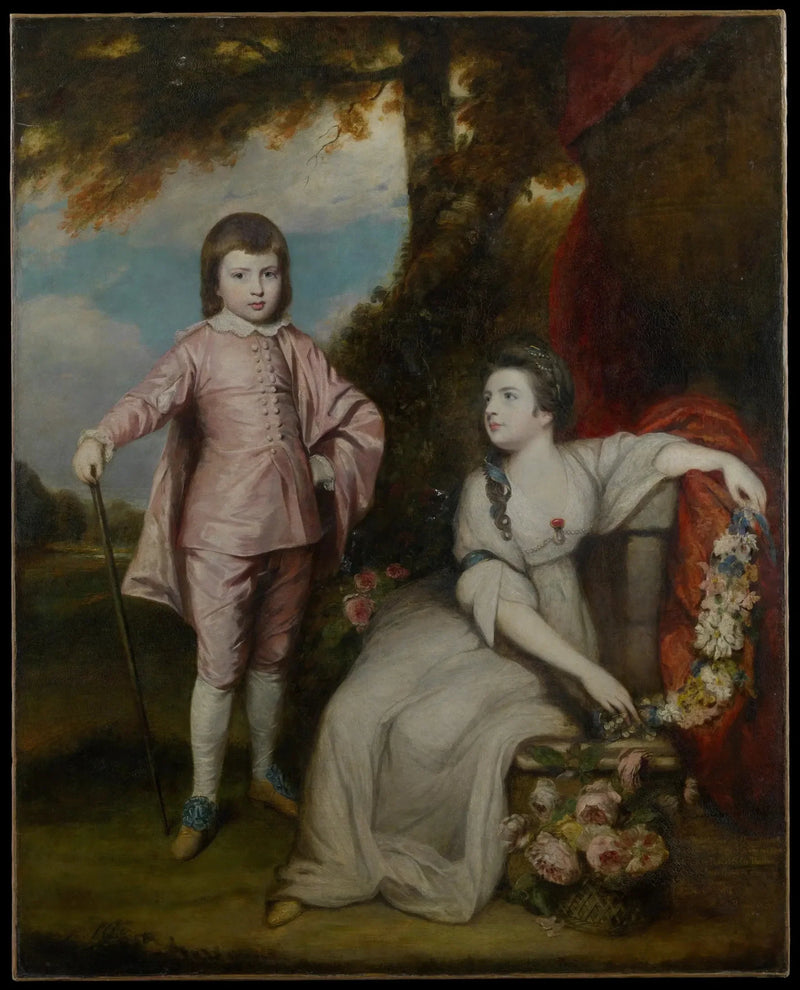 George Capel, vicomte Malden (1757–1839) och Lady Elizabeth Capel (1755–1834) - Joshua Reynolds