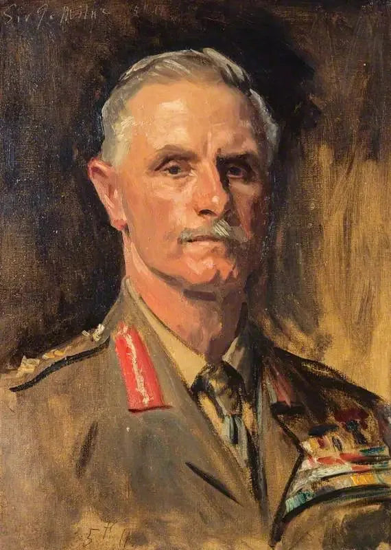 George Francis Milne, 1:a baron Milne, 1866-1948. Marskalk (Studie för ett porträtt i Generalofficerare från första världskriget, 1914-1918) - John Singer Sargent