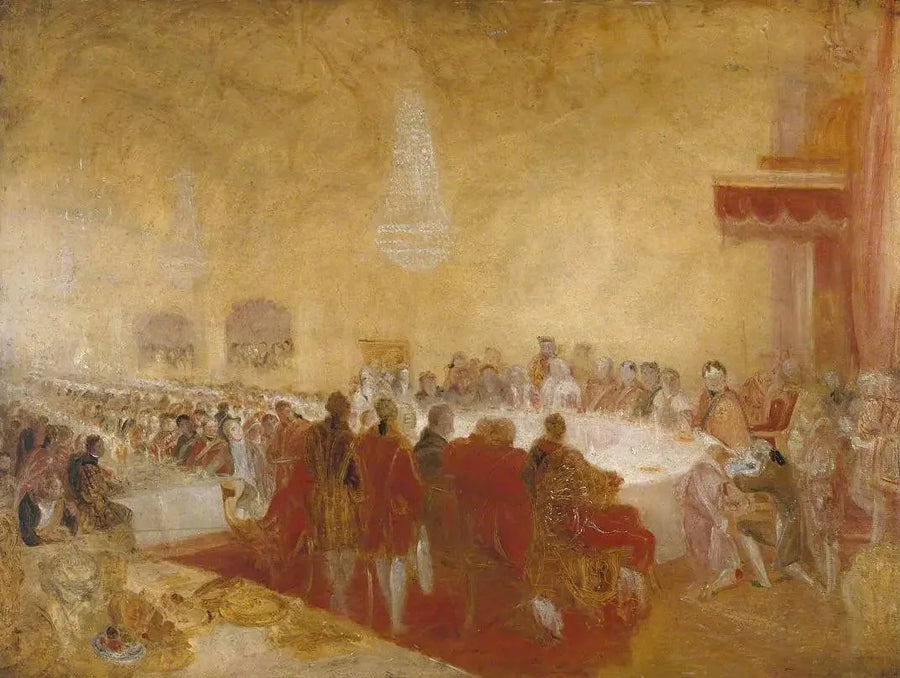 George IV vid provostens bankett i parlamentshuset, Edinburgh - J. M. W. Turner