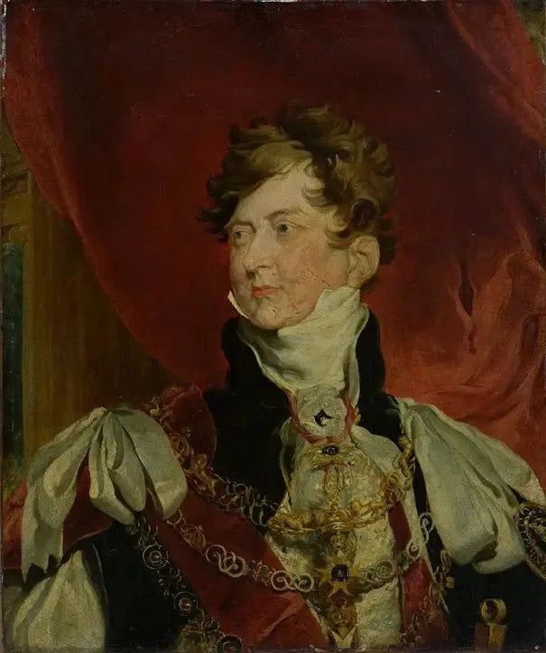 George IV, prinsregent med tecken på Ordre de la Jarretière - Thomas Lawrence