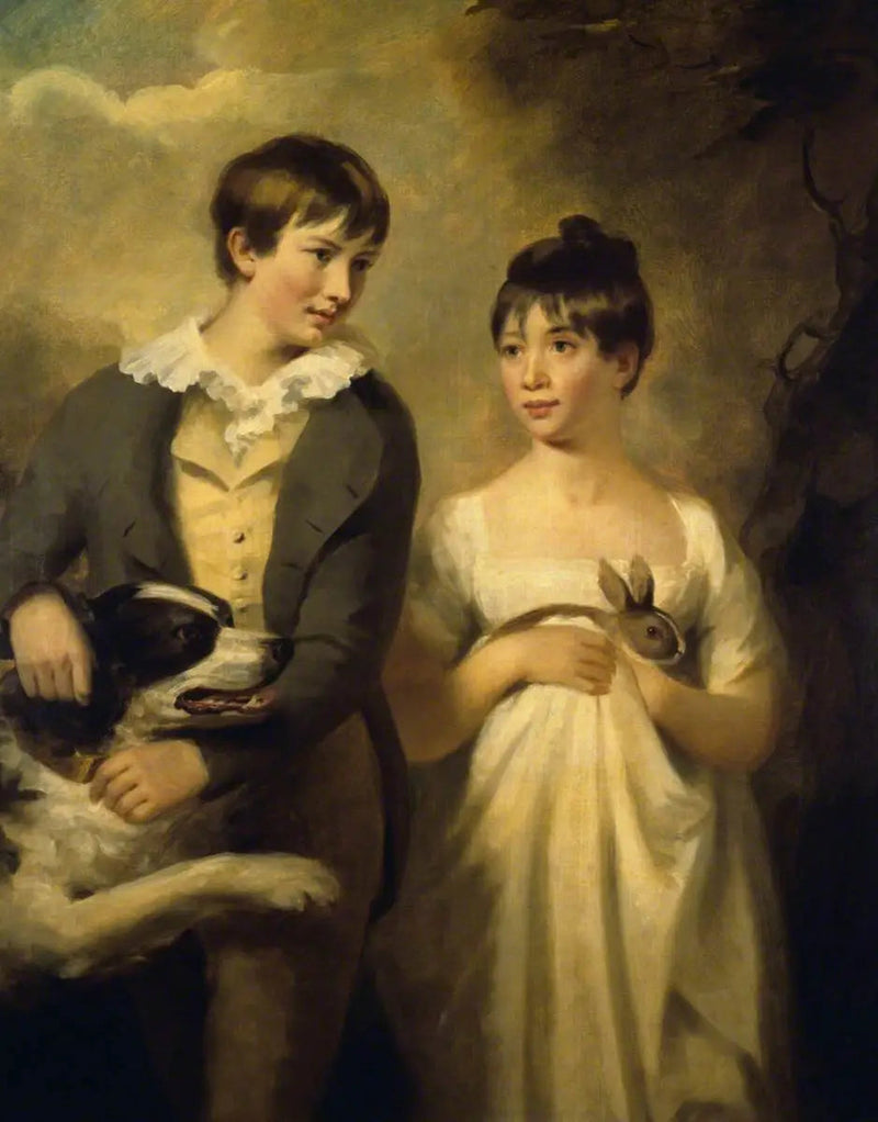 George Stewart (död 1809) och hans syster Maria Stewart (död 1846) barn - Henry Raeburn