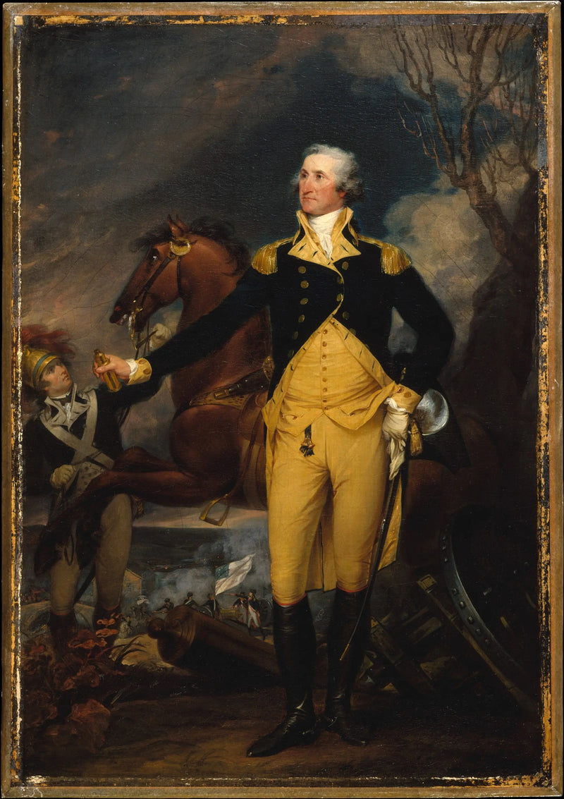 George Washington före slaget vid Trenton - John Trumbull