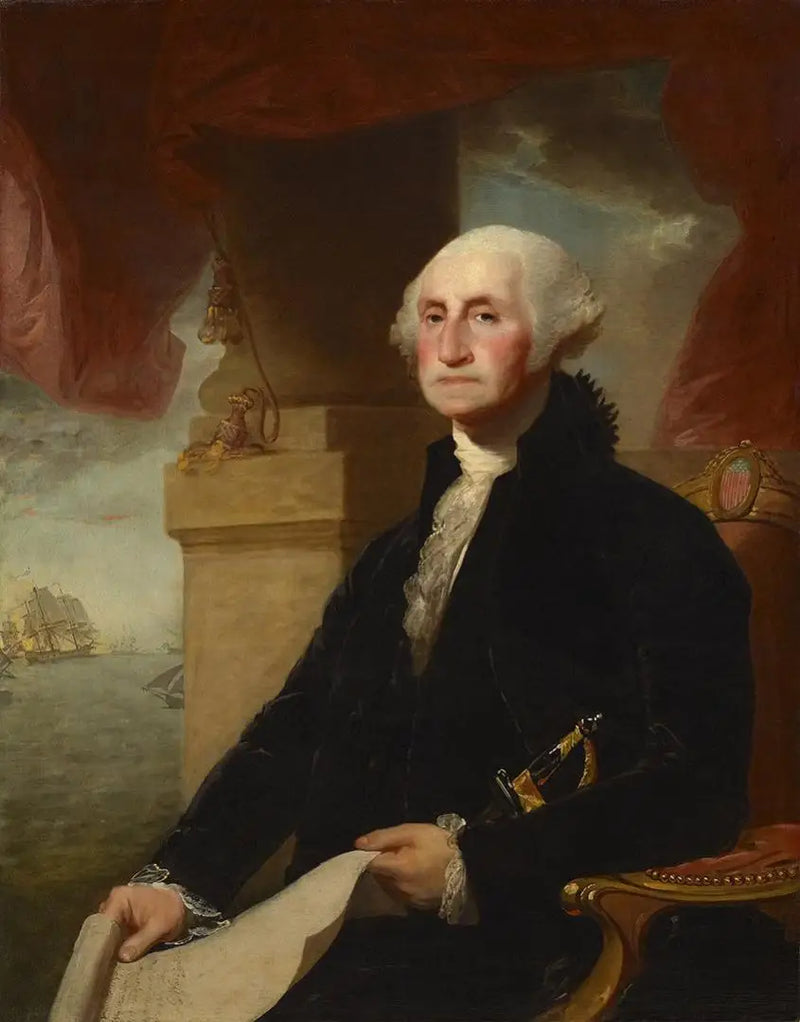 George Washington (Constable-Hamiltons porträtt) - Gilbert Stuart