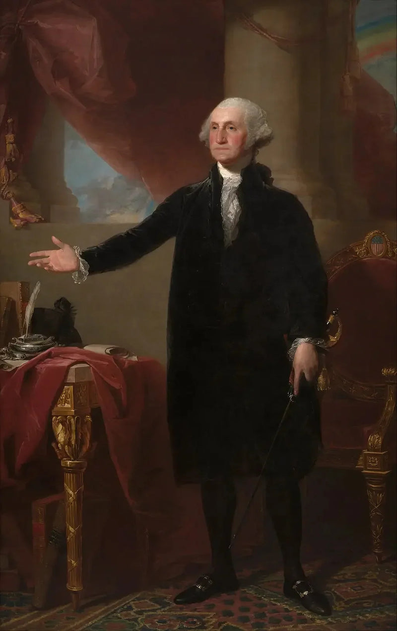 George Washington (Lansdowne-porträttet) - Gilbert Stuart