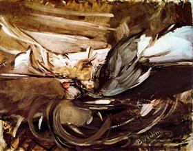 Vilt i svart - Giovanni Boldini