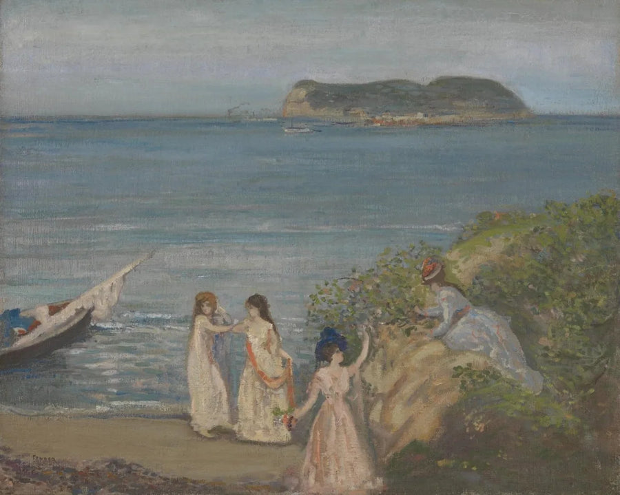 Gibraltar från Algésiras - Charles Conder