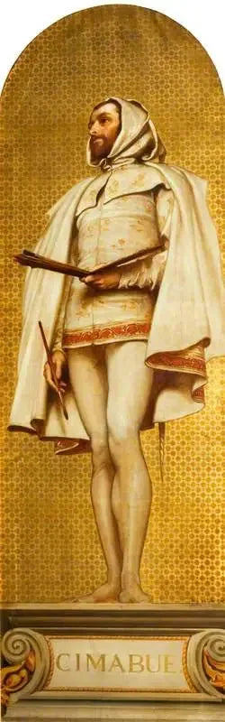 Giovanni Cimabue (1240–1302) (projekt för en mosaik på Victoria and Albert Museum) - Frederic Leighton