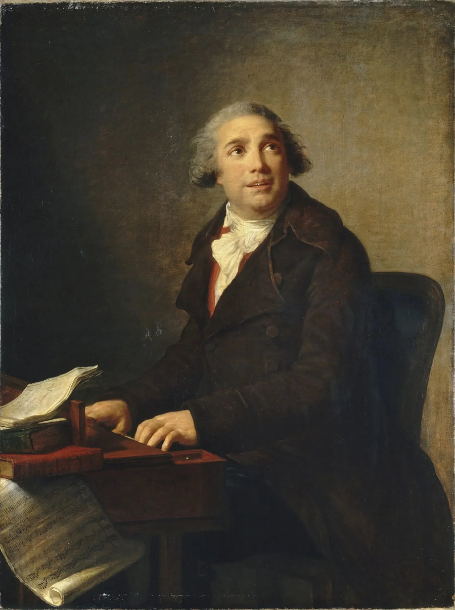Giovanni Paisiello (1741-1816), kompositör - Élisabeth Vigeé Le Brun