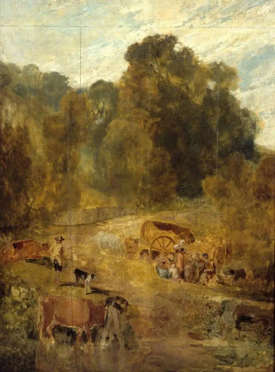 Zigenarläger - J. M. W. Turner