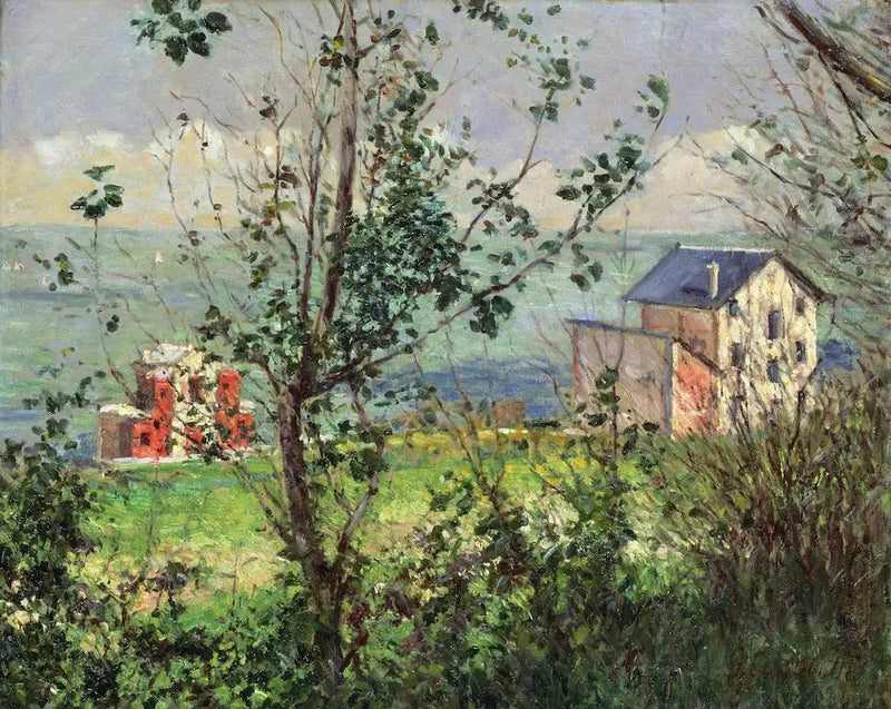 Stuga i Trouville - Gustave Caillebotte
