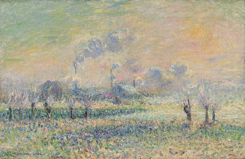 Frost i Pontoise - Gustave Loiseau