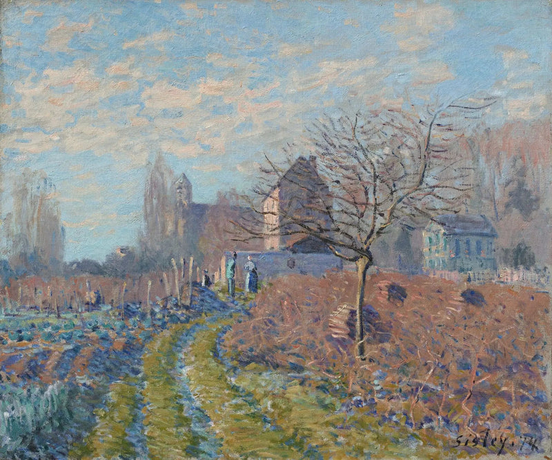 Vit frost, Martinmas sommar - Alfred Sisley