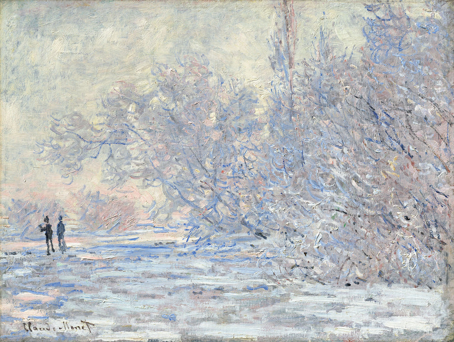 Frost i Giverny W963 - Claude Monet