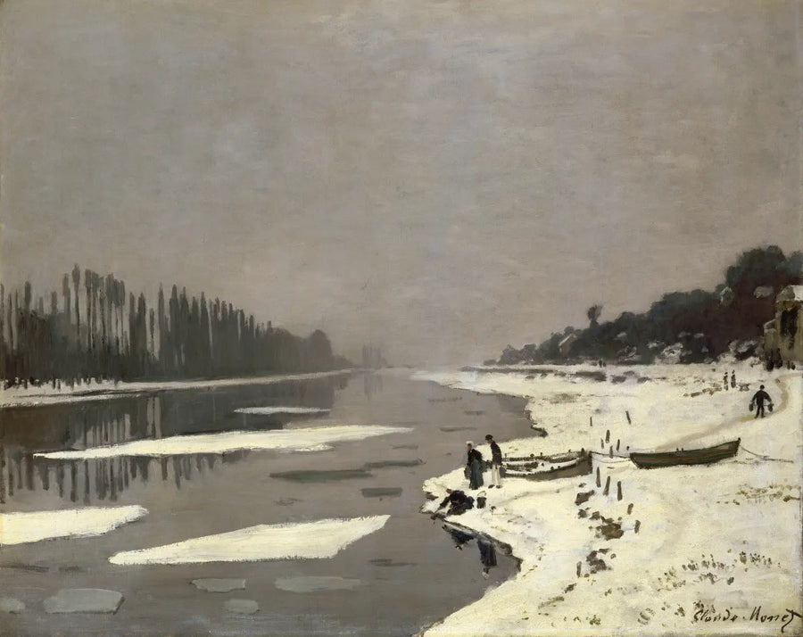 Isbitar i Bougival - Claude Monet
