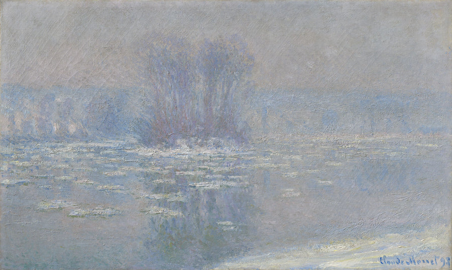 Isbitar i Bennecourt - Claude Monet