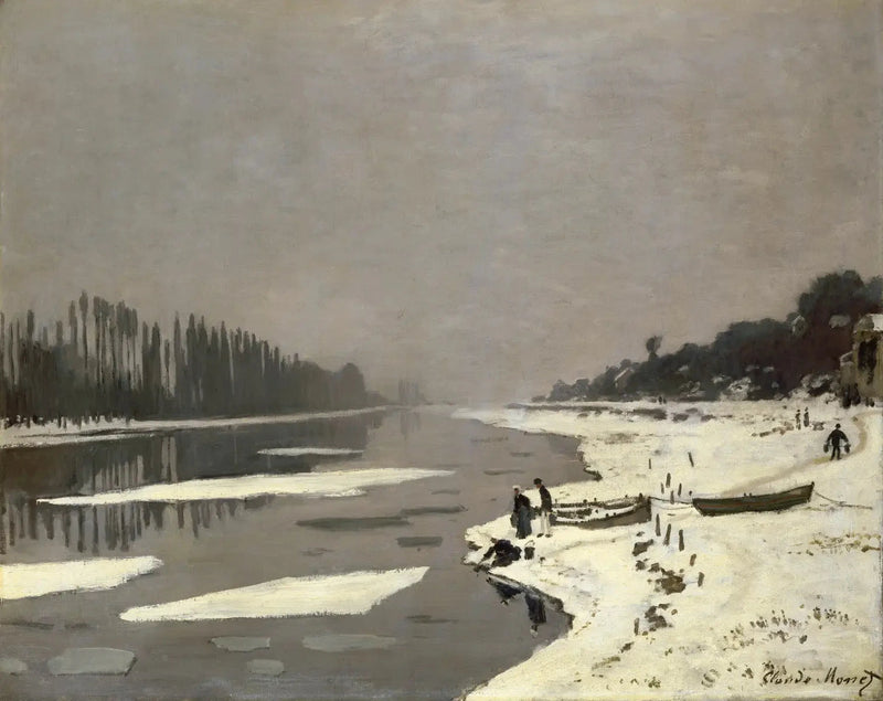 Isbitar i Bougival - Claude Monet