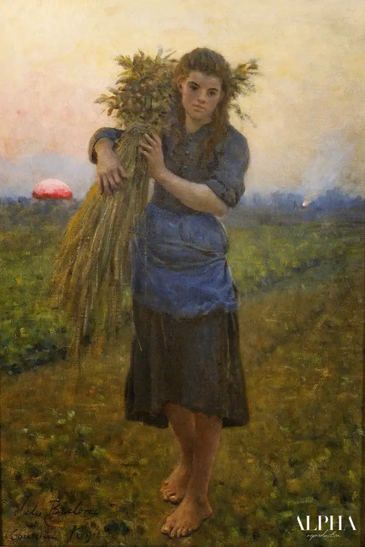 Gleaner - Jules Breton - Reproductions de tableaux et peintures haut de gamme