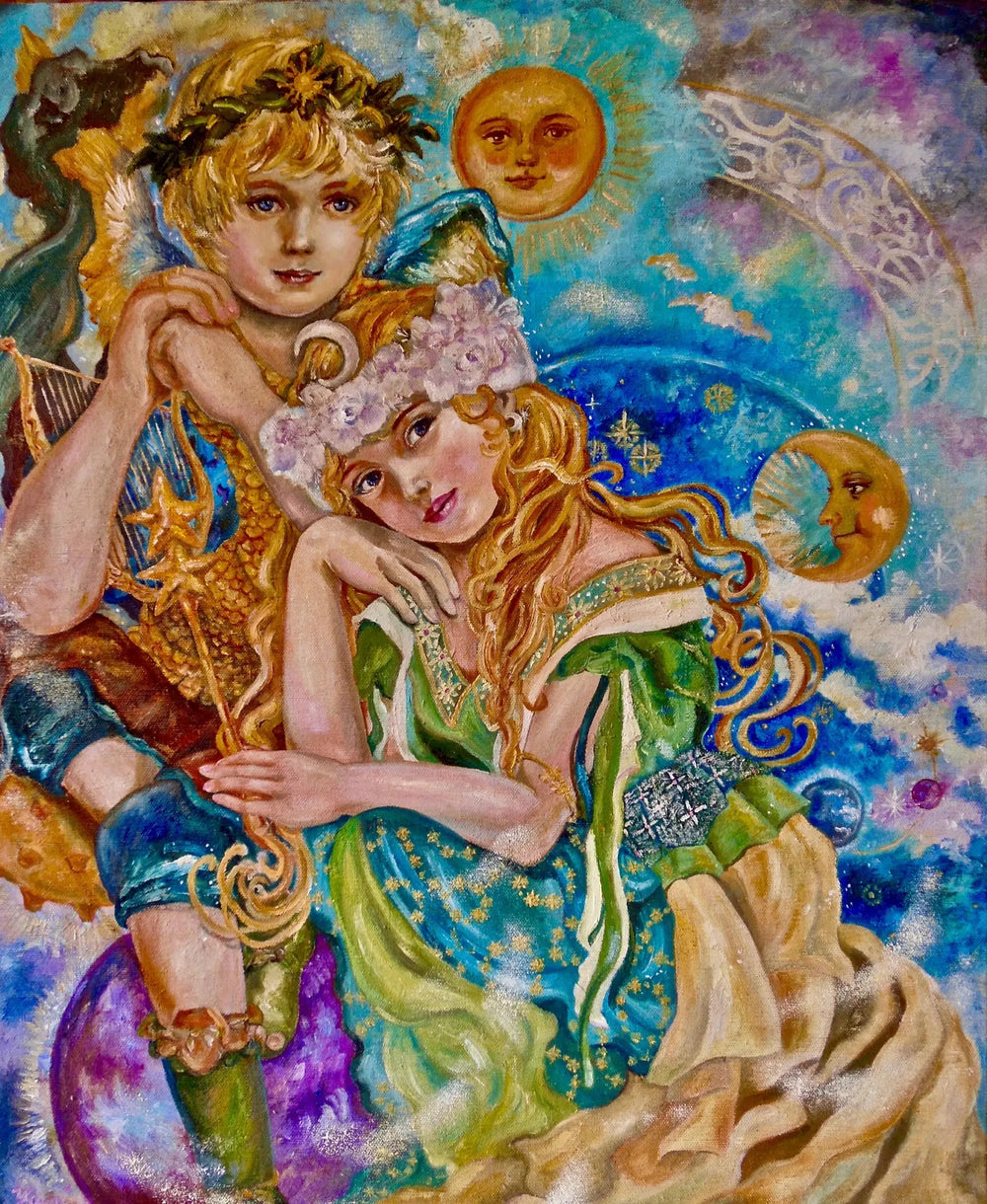 Goddess of angels and the moon - Yumi Sugai image 1 reproduction réalisée par Alpha Reproduction