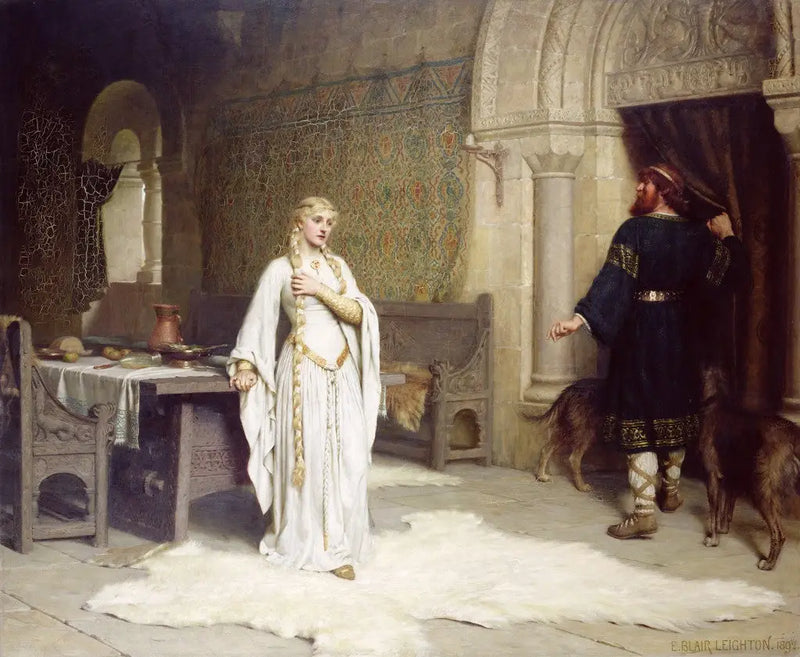 Godiva och Léofric - Edmund Blair Leighton