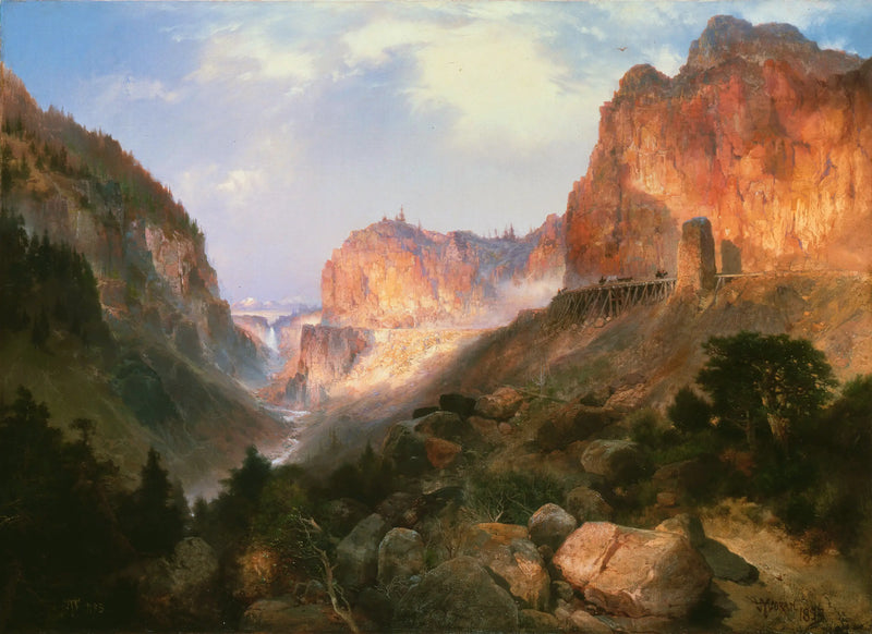 Golden Gate, Yellowstone nationalpark - Thomas Moran