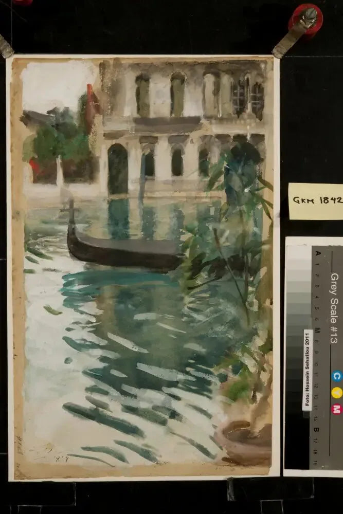 Gondol framför Palazzo Barbaro - Anders Zorn