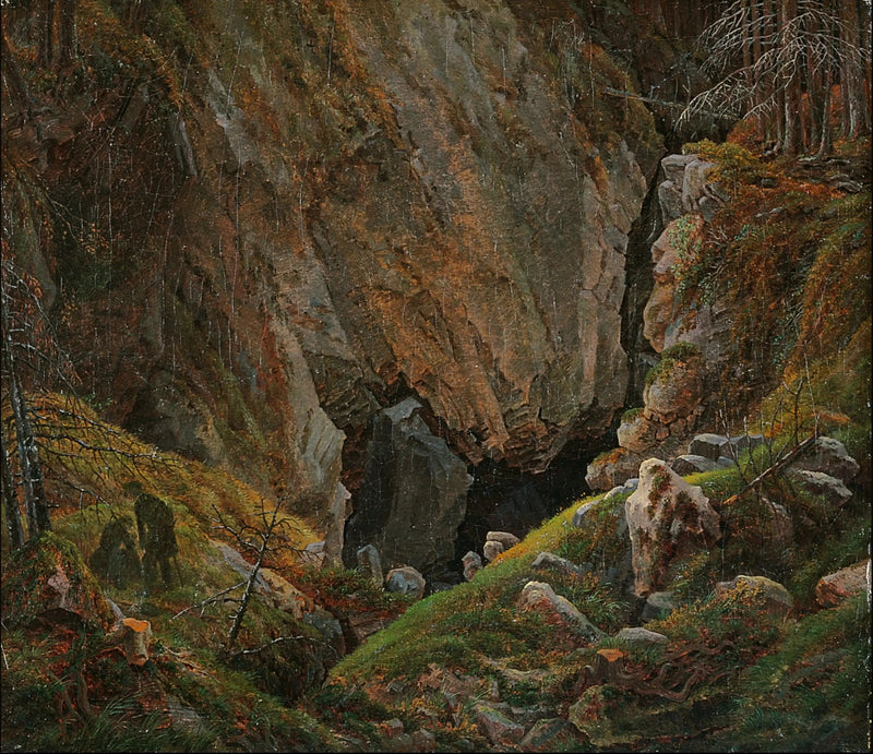 Klyfta i Hartz - Caspar David Friedrich