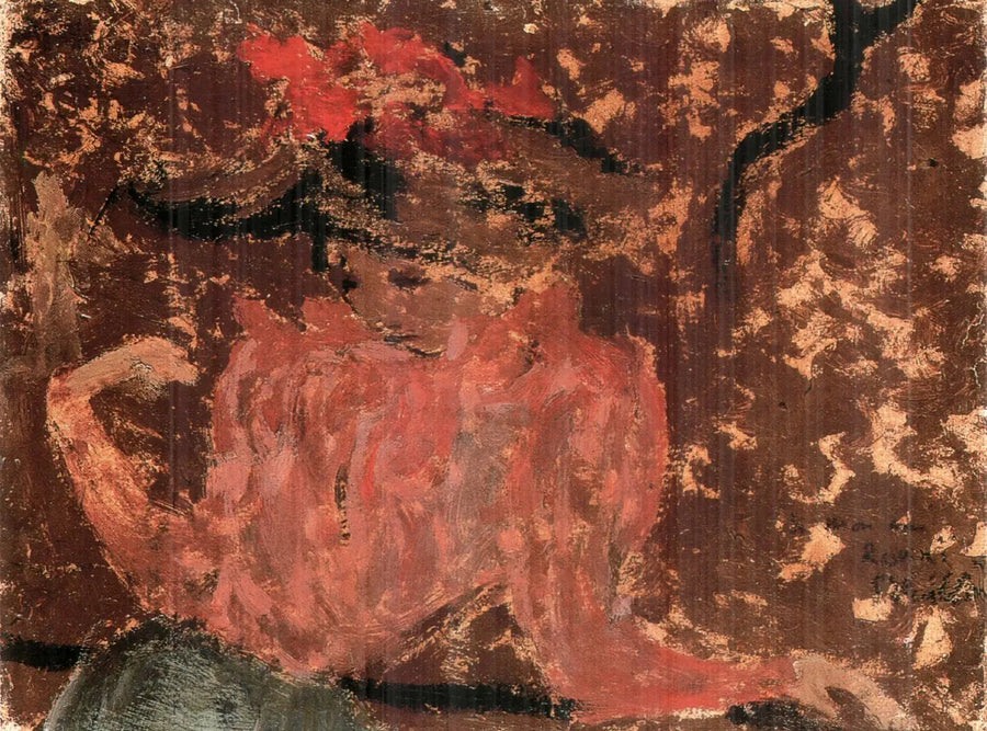 Gracieuse i trädgården - Édouard Vuillard