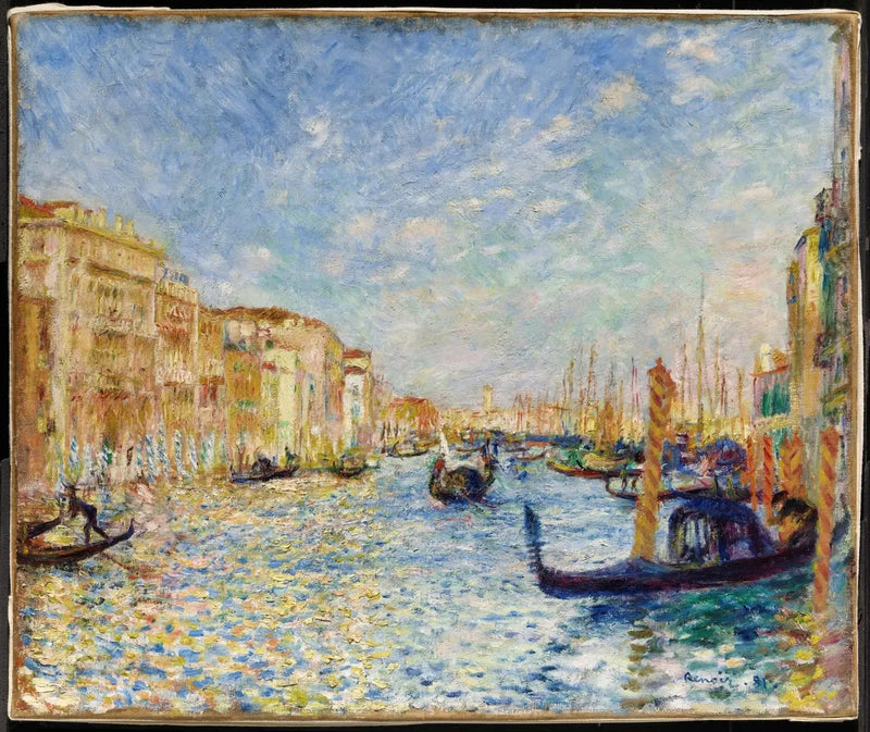 Stora kanalen, Venedig - Pierre-Auguste Renoir