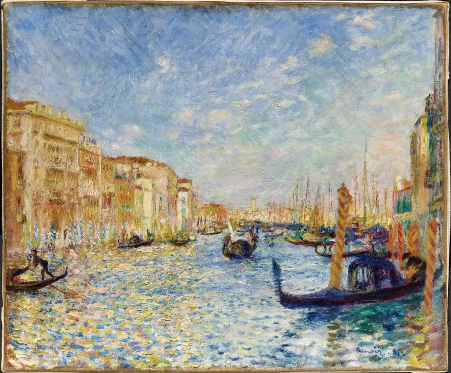 Stora kanalen, Venedig - Pierre-Auguste Renoir
