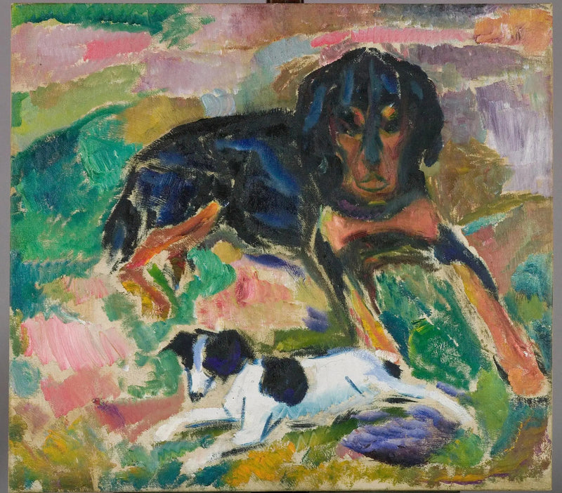 Stora och Små Hundar - Edvard Munch
