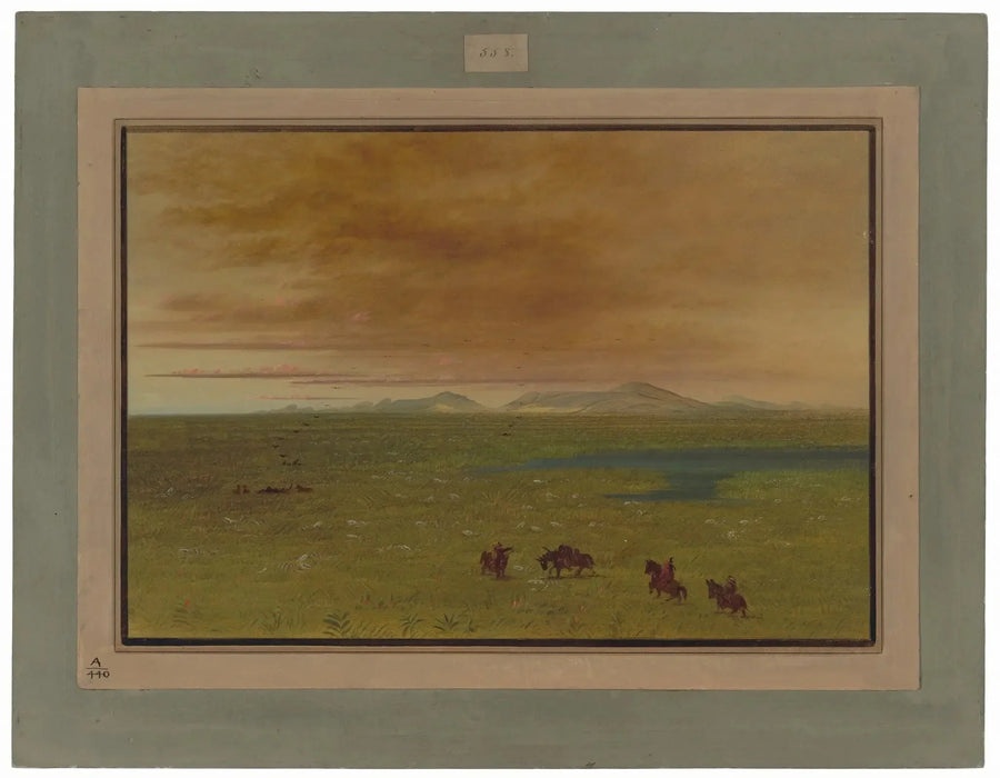 Stort tvättställe, Pampa del Sacramento - George Catlin