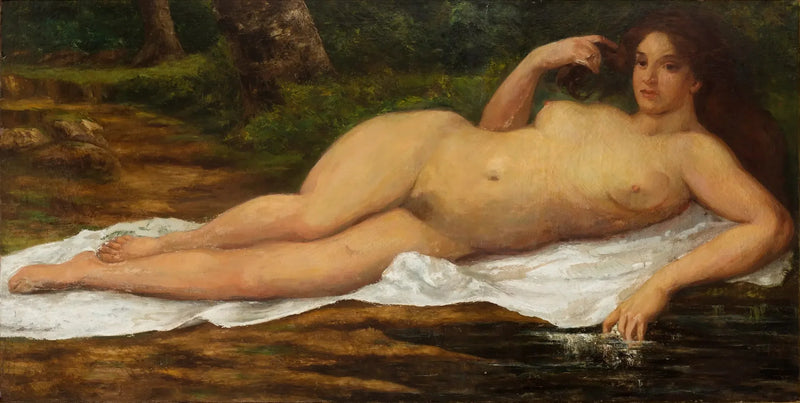 Stora baderskan - Gustave Courbet