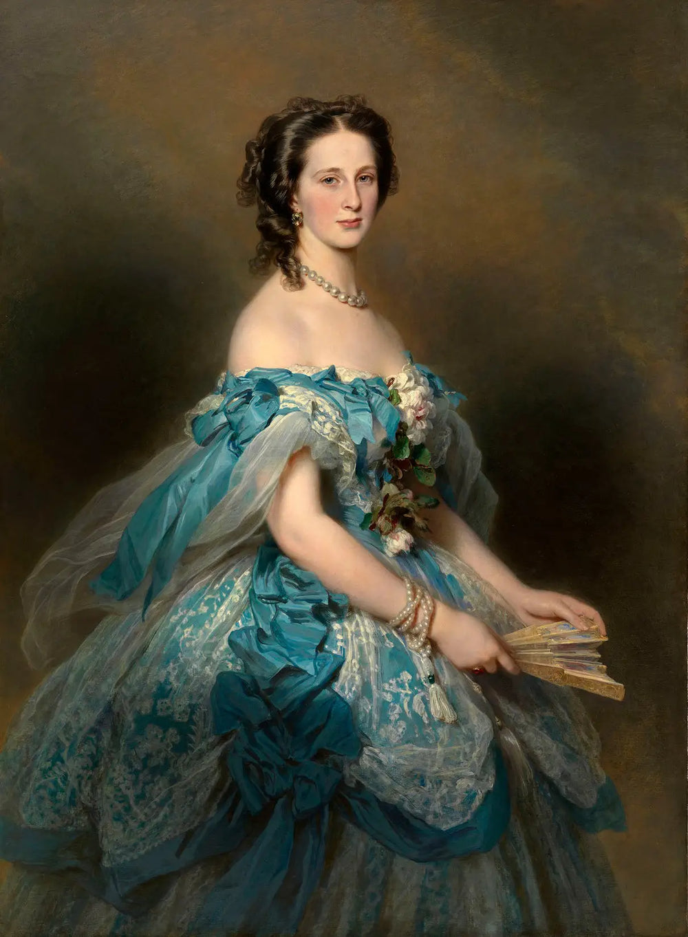 Grande-Duchesse Alexandra Iosifovna de Russie (1830-1911) - Franz Xaver Winterhalter - Alpha Reproduction