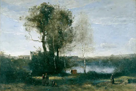 Stora jordbruksområden - Jean-Baptiste Camille Corot