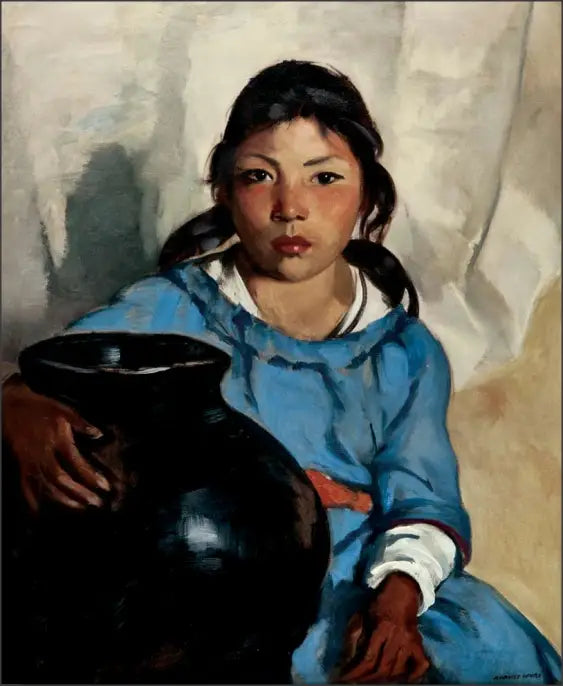 Gregorita med Santa Clara Bowl - Robert Henri