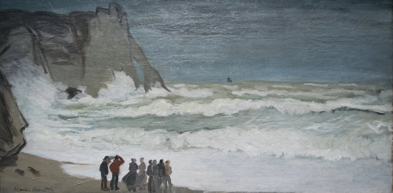 Stora hav i Étretat W127 - Claude Monet