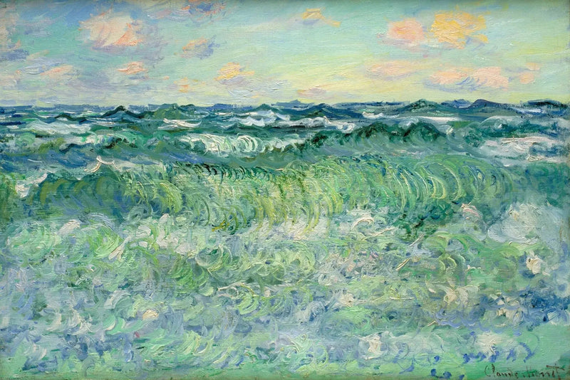 Stora hav i Pourville W1444 - Claude Monet