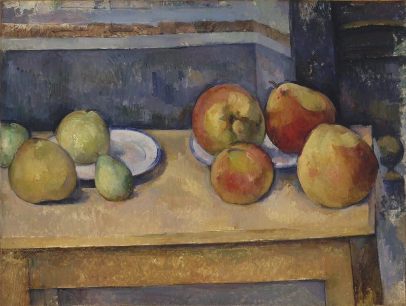 Stora äpplen - Paul Cézanne