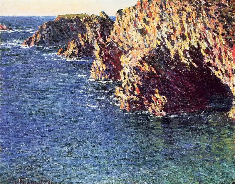 Port-Domois grotta W1114 - Claude Monet