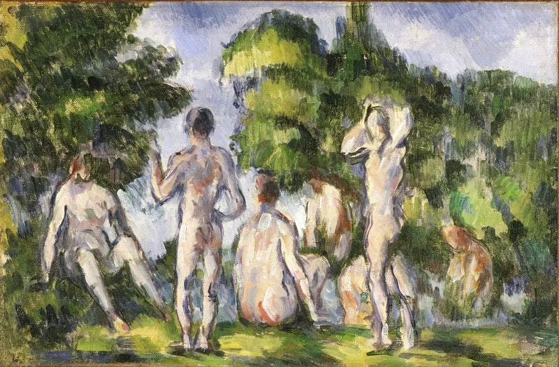 Grupp av badande - Paul Cézanne