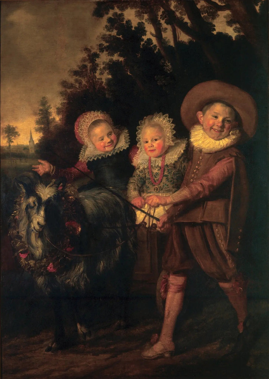 Grupp av tre barn (fragment) - Frans Hals
