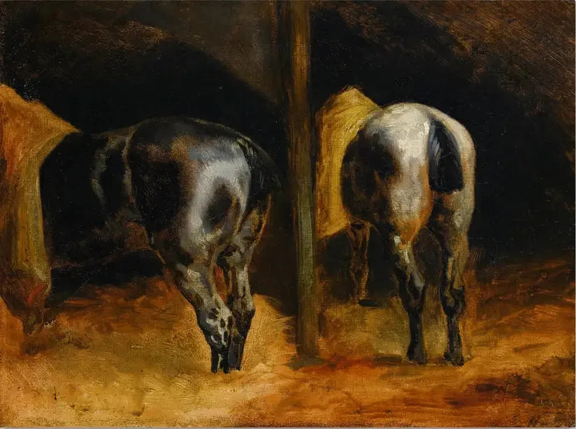 Hästgrupper - Théodore Géricault