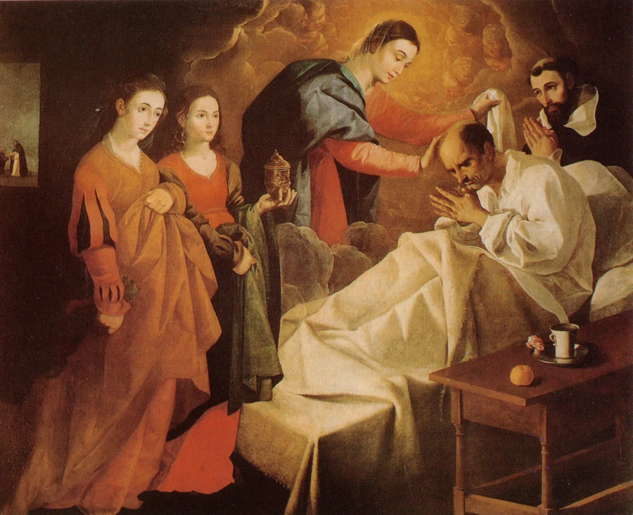 Mirakulös helande av den salige Réginald d'Orléans - Francisco de Zurbarán