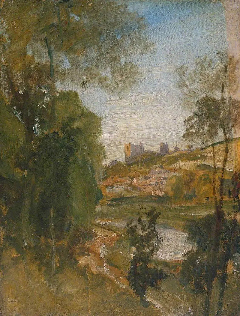 Guildford från Weys stränder - J. M. W. Turner